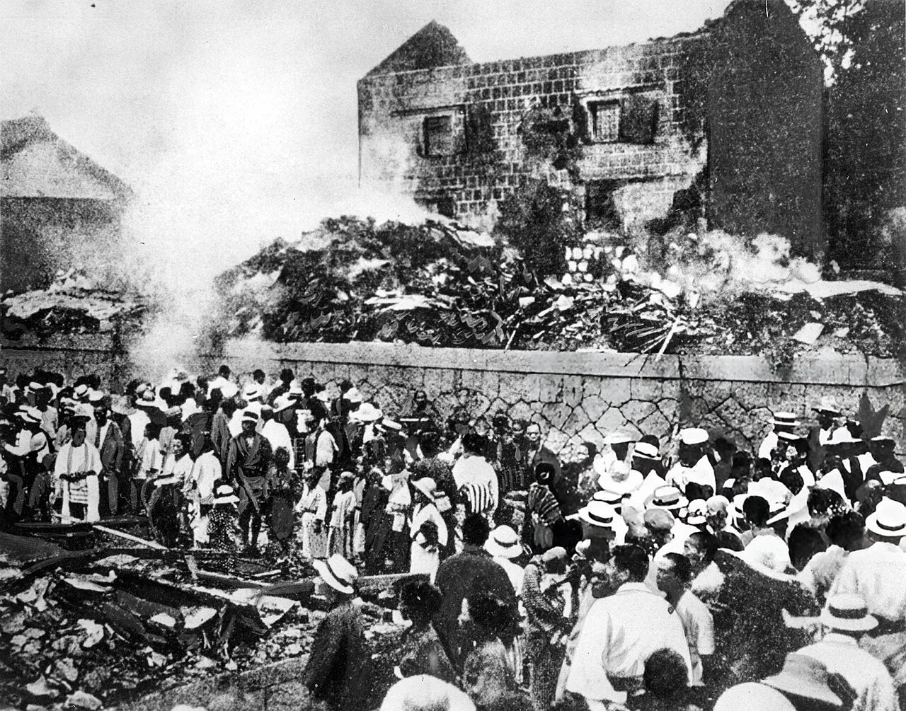 Rice riots spread across Japan historical image 1